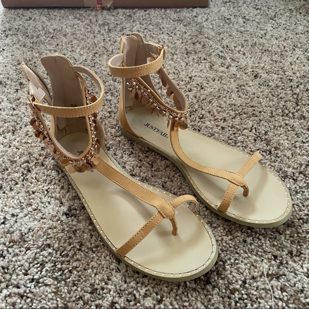 Yellow sandals